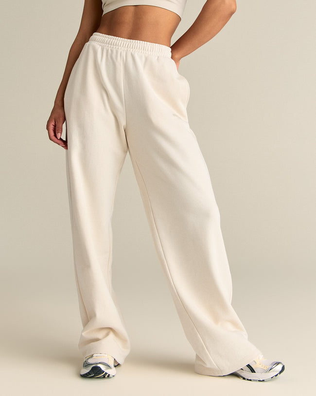 Comfort Lightweight Straight Leg Joggers | Off White