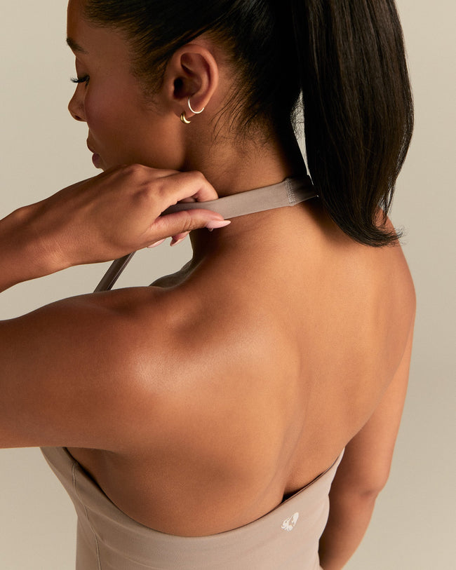 Essential Halter Tank | Buff