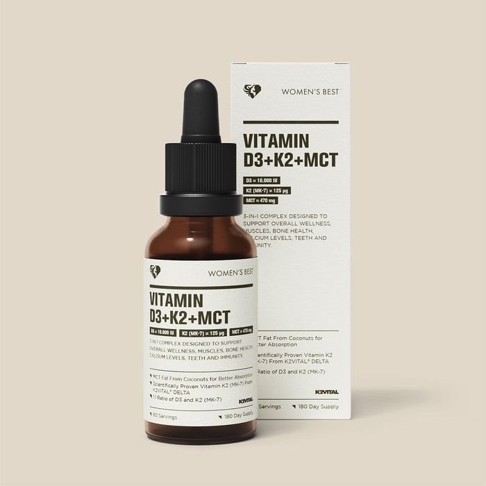 Vitamin D3 + K2 + MCT 10000IE Tropfen