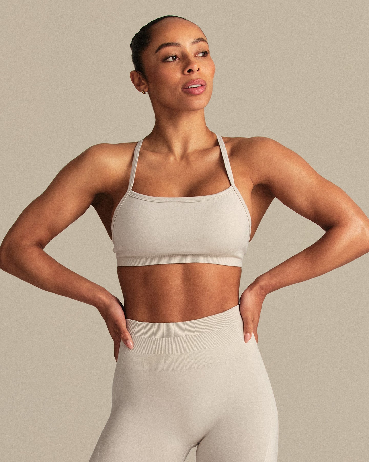 Define 2.0 Seamless Racer Back Bra | Stone