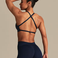 Define 2.0 Cross Back Bra | Sapphire Blue