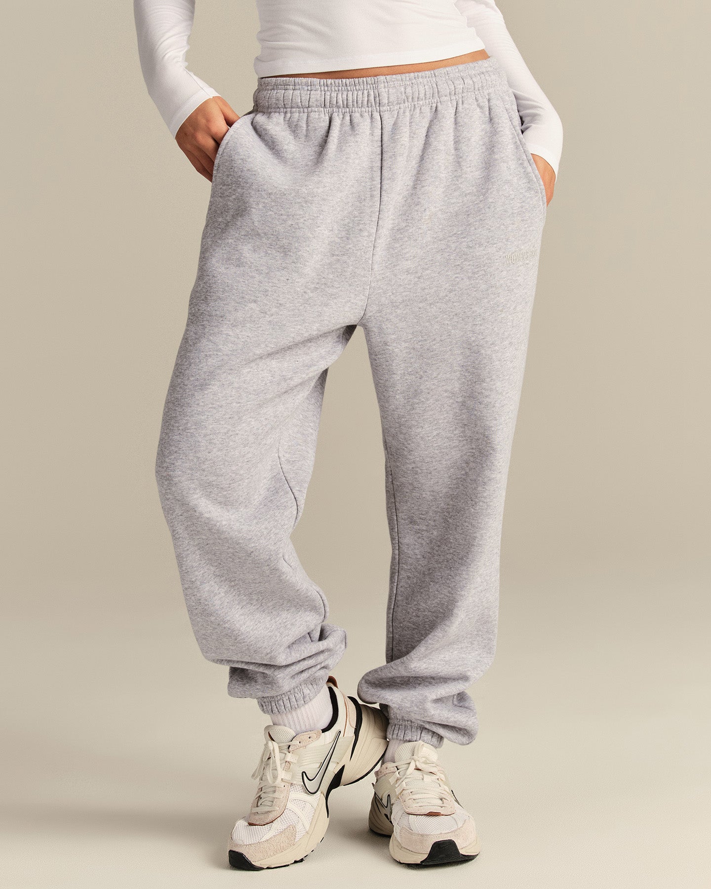 Comfort Joggers | Silver Grey Marl