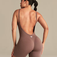 Define 2.0 Seamless Scrunch Short Unitard | Mocha