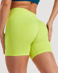 Define Scrunch Seamless Shorts | Cyber Lime