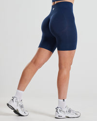 Define Scrunch Seamless Cycling Shorts | Sapphire Blue