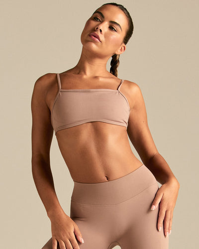 Emphasize Minimal Bra | Mauve Taupe