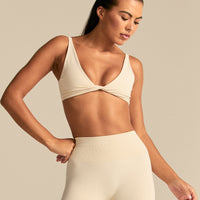 Power Reversible Twist Bra | Off White (1/6)
