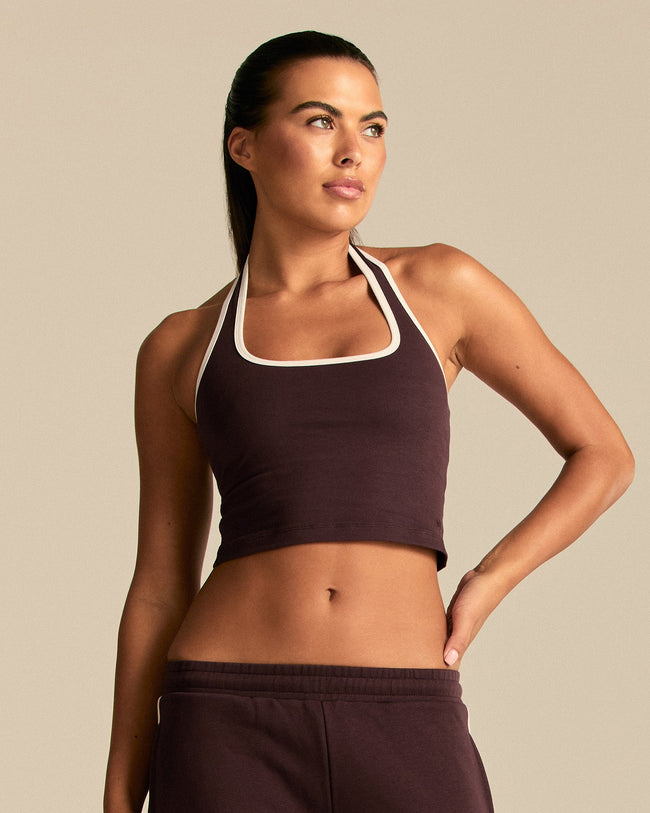 Comfort Halter Tank | Cafe Noir (1/6)