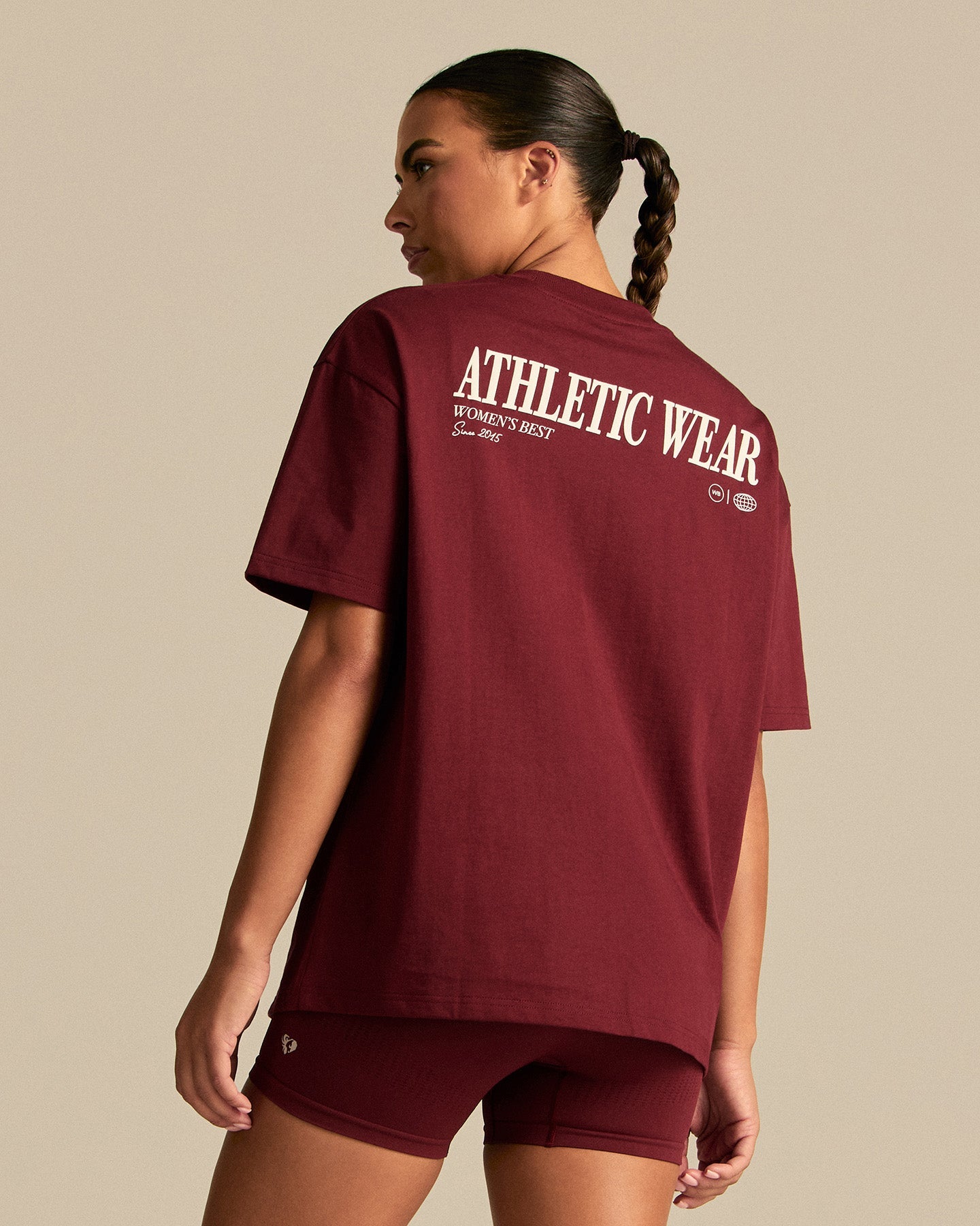 Comfort Athletic Club Oversized T-Shirt | Oxford Red (1/6)