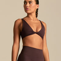 Power Reversible Twist Bra | Cafe Noir (1/6)