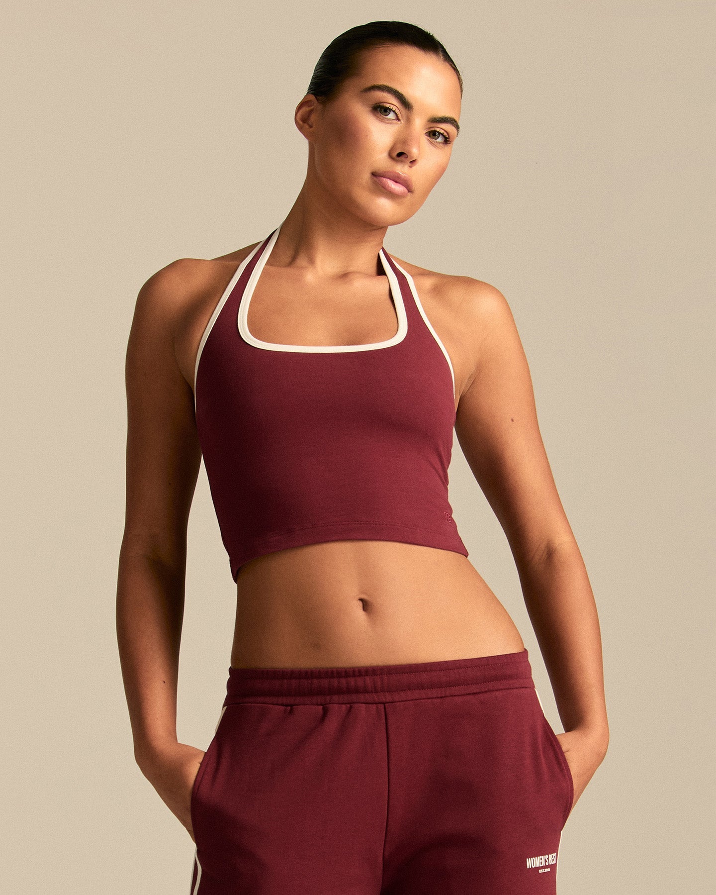 Comfort Halter Tank | Oxford Red (1/6)