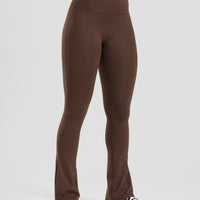Essential Mini Flared Leggings | Cocoa