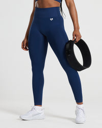 Power Seamless 7/8 Leggings | Sapphire Blue