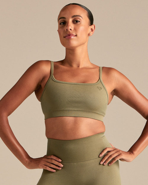 Motion Seamless Straight Neck Bra | Willow
