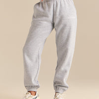 Comfort Sports Club Joggers | Silver Grey Marl