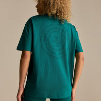 Comfort WB Logo Oversized Short Sleeve T-Shirt | Eden Green