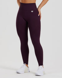 Power Seamless Leggings | Midnight Plum