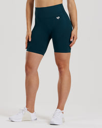 Power Seamless Cycling Shorts | Dark Moss