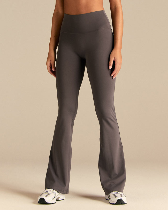 Essential Flared Leggings | Slate Grey
