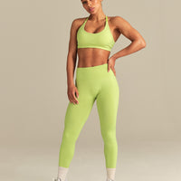 Define 2.0 Low Back Leggings | Lime Punch