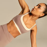 Essential Double Layer Bra | Mauve Taupe