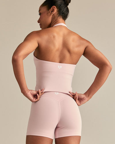 Essential Halter Tank | Ballet Pink