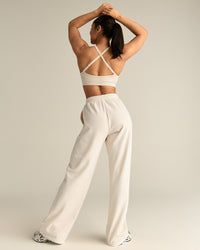 Comfort Lightweight Straight Leg Joggers | Off White