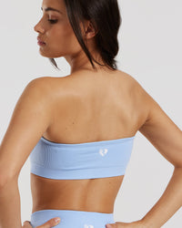 Define 2.0 Seamless Bandeau Bra | Airy Blue