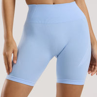 Define 2.0 High Waist Scrunch Shorts 6" | Airy Blue