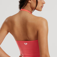 Define 2.0 Seamless Halter Tank | Sunlit Coral