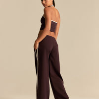 Comfort Lightweight Contrast Joggers | Cafe Noir (2/6)