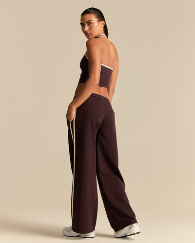 Comfort Lightweight Contrast Joggers | Cafe Noir (2/6)
