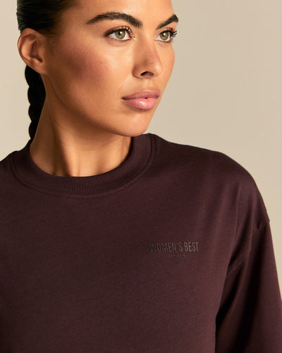 Comfort Athletic Club Oversized T-Shirt | Cafe Noir (2/6)