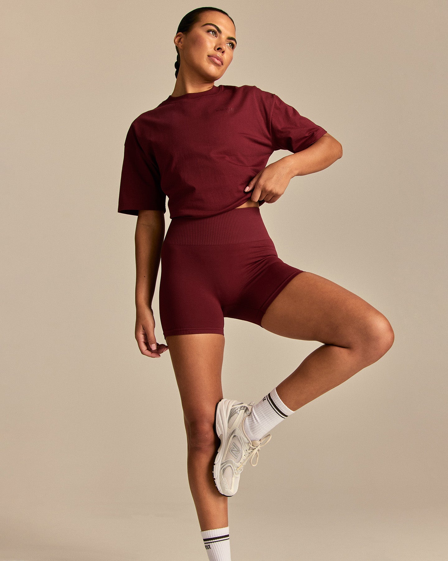 Comfort Athletic Club Oversized T-Shirt | Oxford Red (2/6)