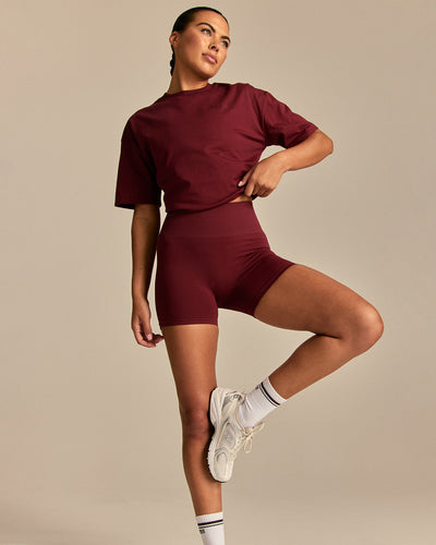 Comfort Athletic Club Oversized T-Shirt | Oxford Red (2/6)