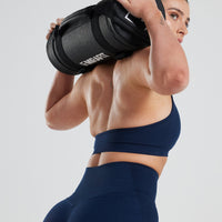 Motion Seamless Halter Bra | Sapphire Blue