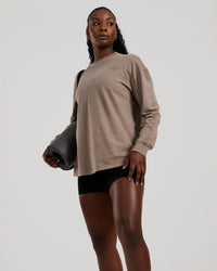 Comfort Oversized Long Sleeve T-Shirt Washed | Caribou