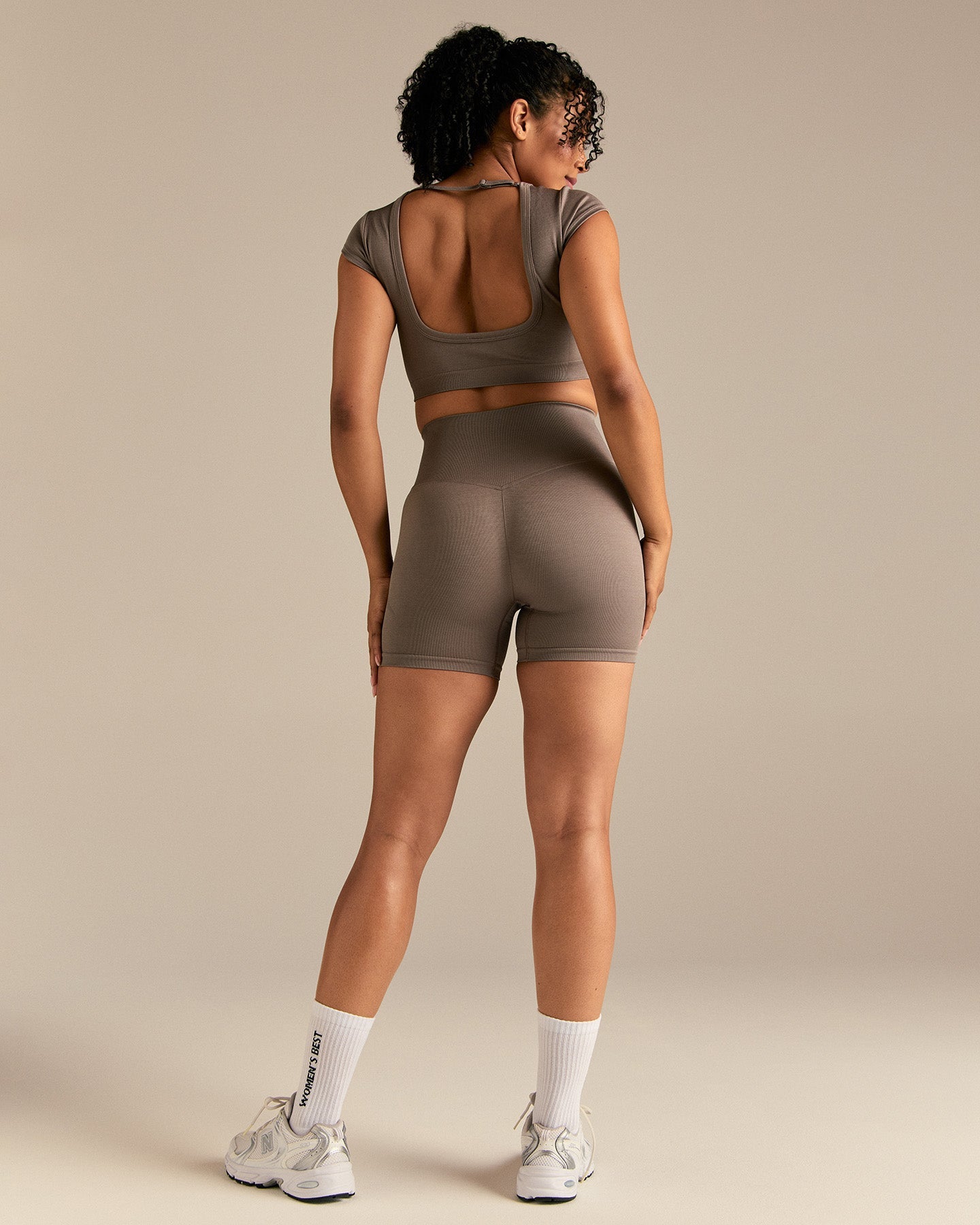 Motion Seamless Shorts | Taupe Grey