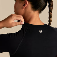 Power Short Sleeve Top | Black