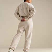 Comfort Outdoor Cropped Crew Neck | Stone