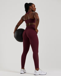 Motion Seamless Leggings | Dark Cherry