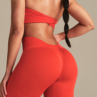 Define 2.0 Low Back Leggings | Lava Red