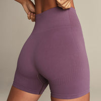 Power Seamless Shorts | Dusk Plum