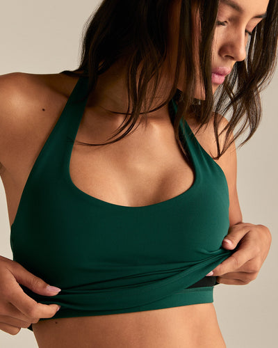 Essential Halter Tank | Emerald