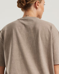 Comfort Vintage Look Oversized Short Sleeve T-Shirt | Caribou