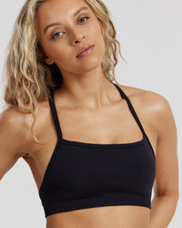Define 2.0 Seamless Racer Back Bra | Black
