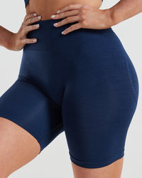 Define Scrunch Seamless Cycling Shorts | Sapphire Blue