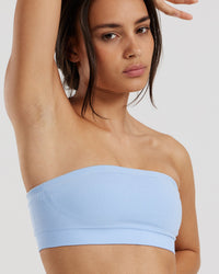 Define 2.0 Seamless Bandeau Bra | Airy Blue