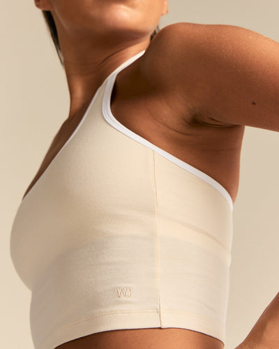 Comfort Halter Tank | Off White (3/6)