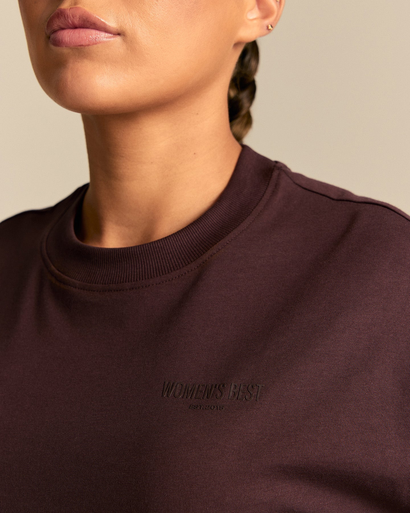 Comfort Athletic Club Cropped T-Shirt | Cafe Noir (3/6)